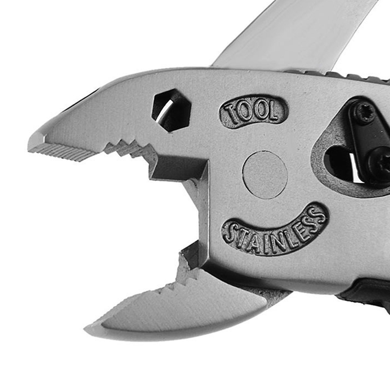 Multi Tool Plier - Multitool-Zange Taschenmesser Schraubendreher-Set Verstellbarer Schraubenschlüssel Reparatur-Outdoor-Camping-Überlebens-Multitool-A68X