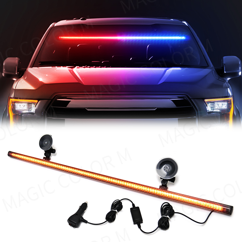 Sos Light Strobe - 96 LED 3030 Perlen Frontscheiben-Auto-Stroboskoplampe Verkehrssignal