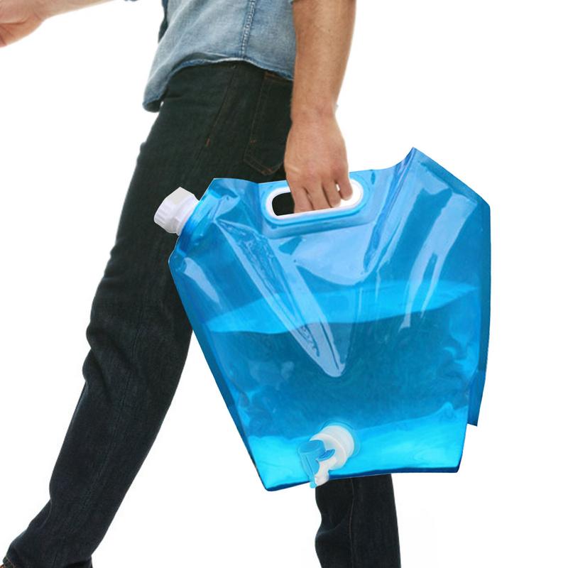 Water Bag Collapsible - Camping Wasser Tasche Mit Wasserhahn Klapp