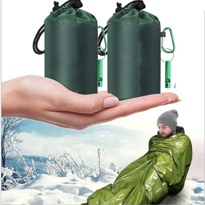 Bivy Bag Emergency - Tragbarer Wasserdichter Notfall-Überlebens-Schlafsack Wander- und Campingausrüstung