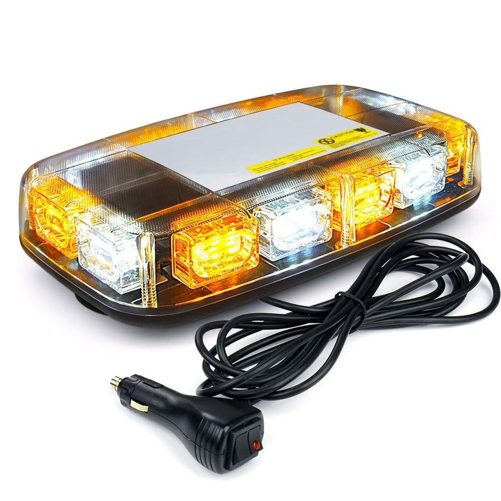 Sos Light Strobe - 48 LED Bernsteinfarbene Auto-Dachleuchten Notfall-Sicherheitsblinkleuchte für
