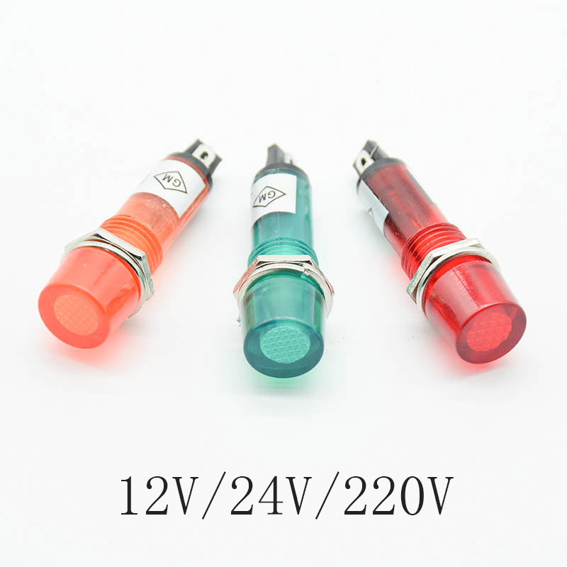 Signal Panel Orange - 5Pcs Signal Lampe Panel Montage Neon