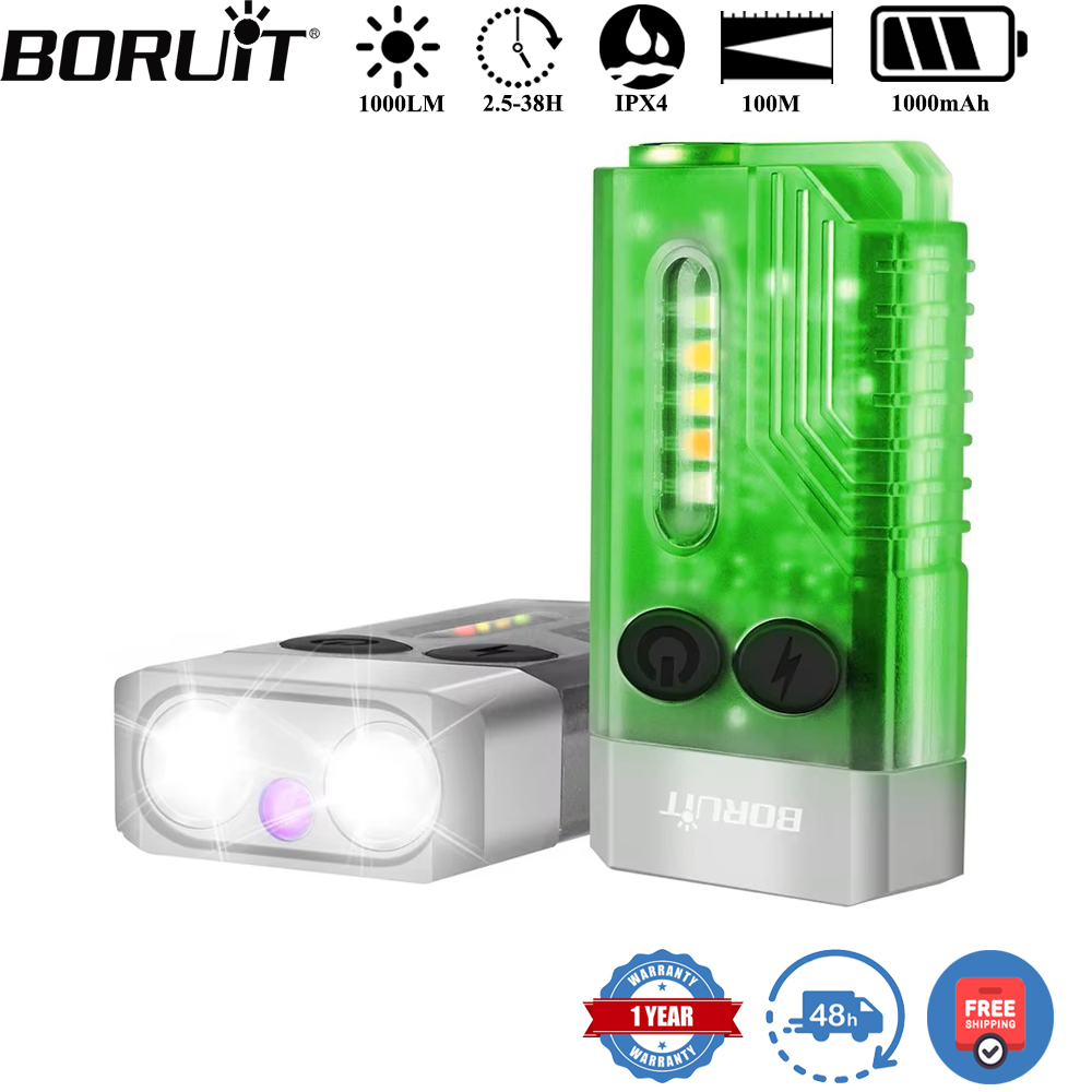 Fishing Kit Compact - BORUiT V10 Schlüsselanhänger UV LED EDC