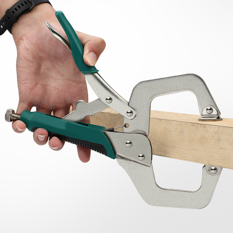 Multi Tool Plier - Multifunktionale Edelstahl-Industrie-C-Form-Druckzange, Hochleistungs-Verstellbare Klemmwerkzeuge, 11 Zoll,