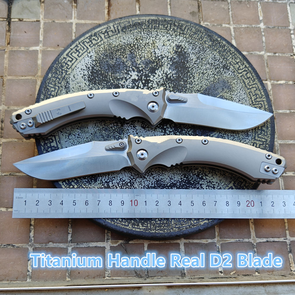 Bushcraft Knife Fixed - Mai's Real D2 Blade Amphibia Klappmesser