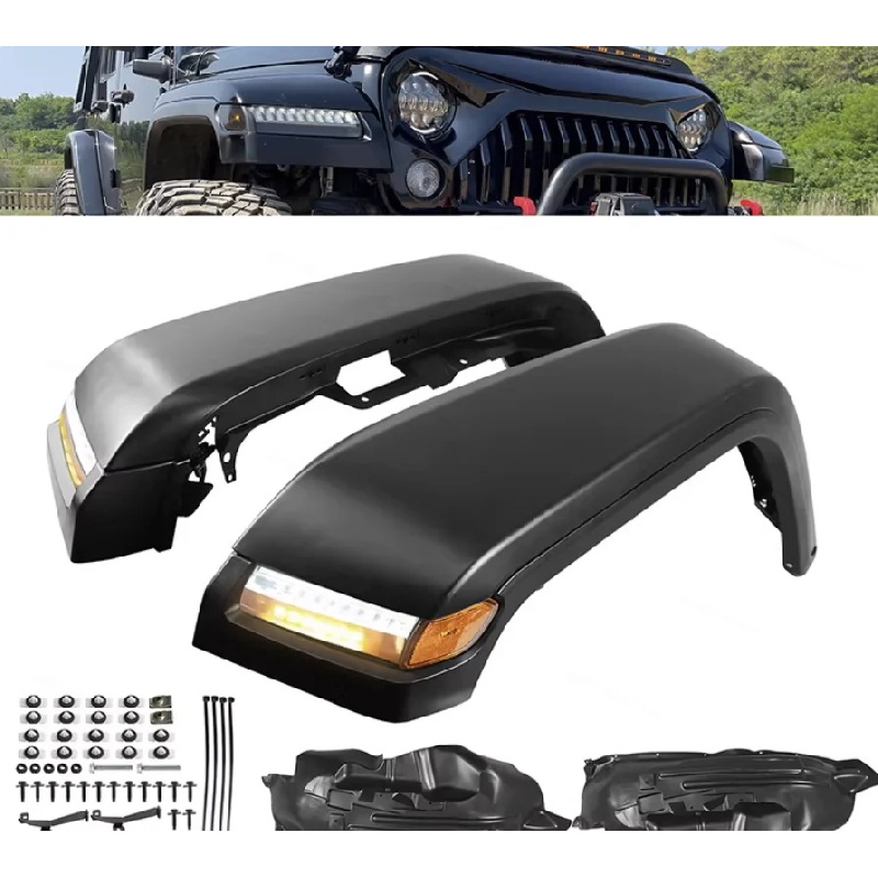Signal Flare Kit - Premium Aluminium JL-Style Frontverbreiterungen mit DRL