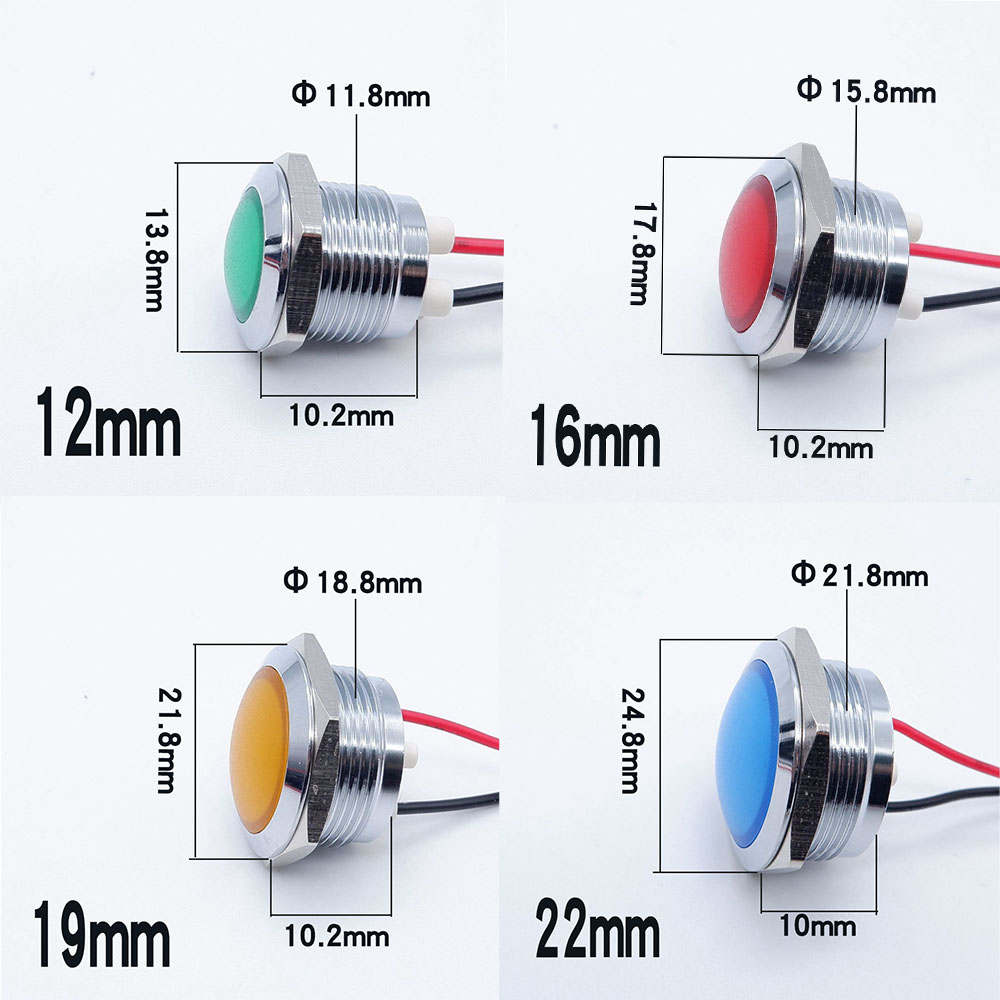 10 Stück 12/16/19/22 mm Metall – Signal Panel Orange Bewertung und Preis