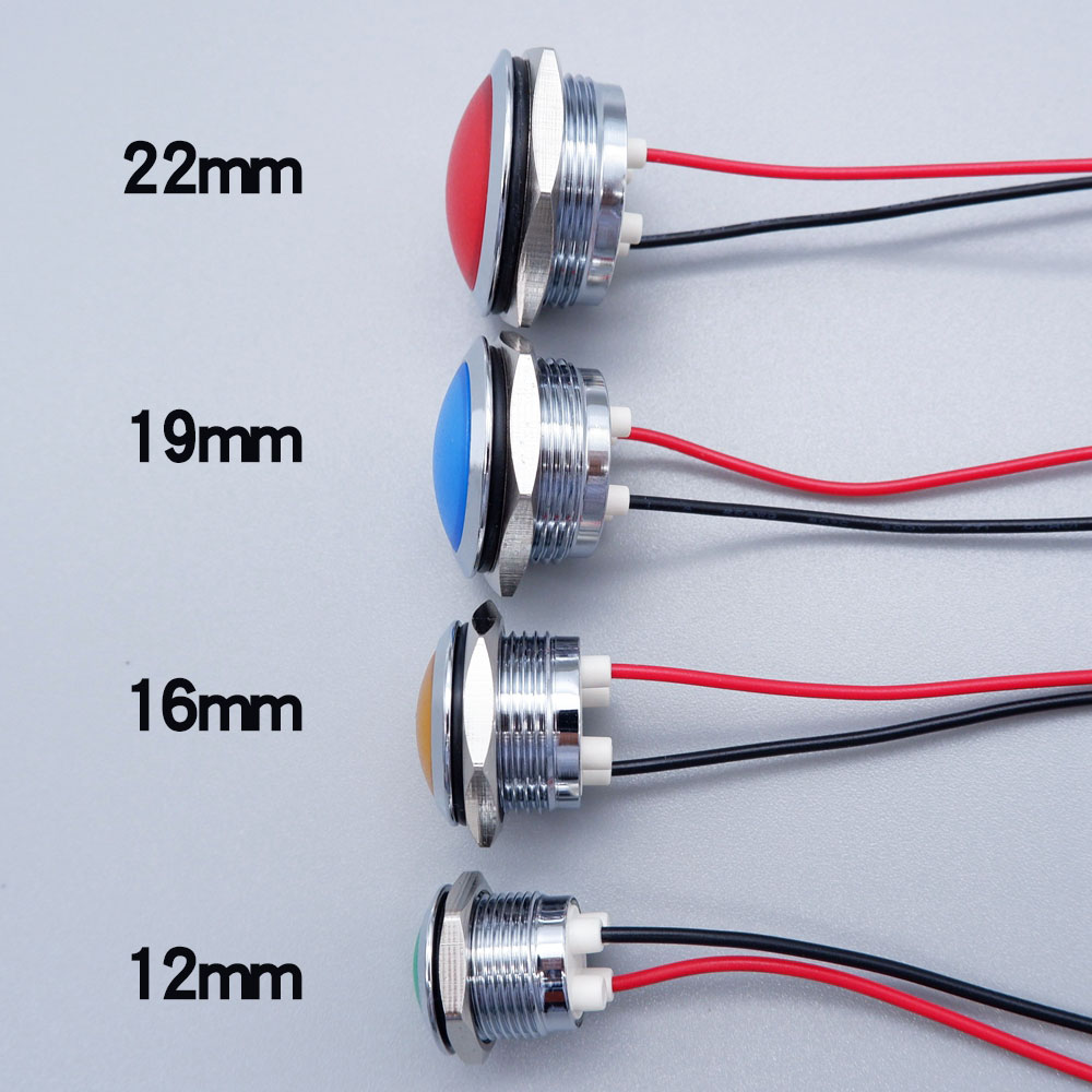 Metall-LED-Anzeigeleuchte, 12  – Signal Panel Orange Bewertung und Preis