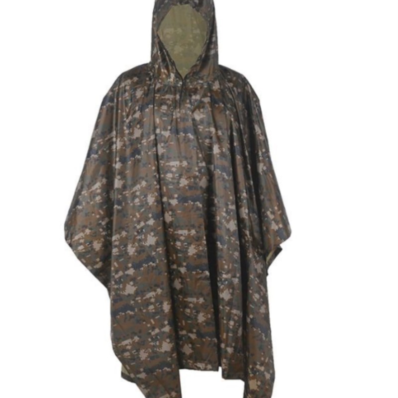 PVC/PU Tarnmuster Taktischer R – Emergency Poncho Rain Bewertung und Preis