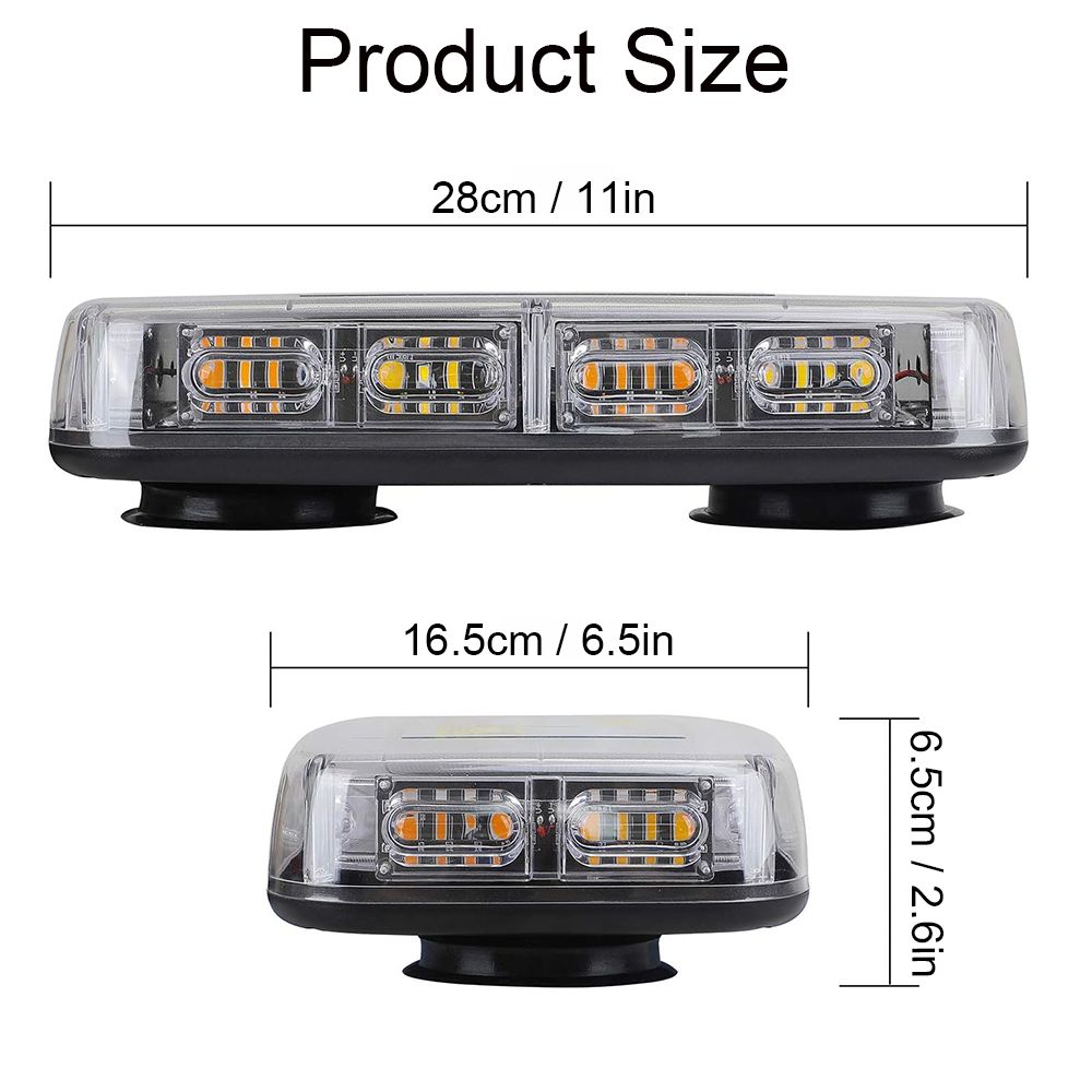 48 LED Bernsteinfarbene Auto-D – Sos Light Strobe Bewertung und Preis
