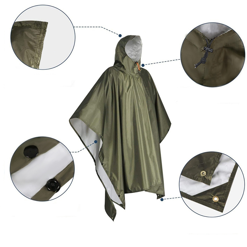 Robuster Regenponcho für Rucks – Emergency Poncho Rain Bewertung und Preis