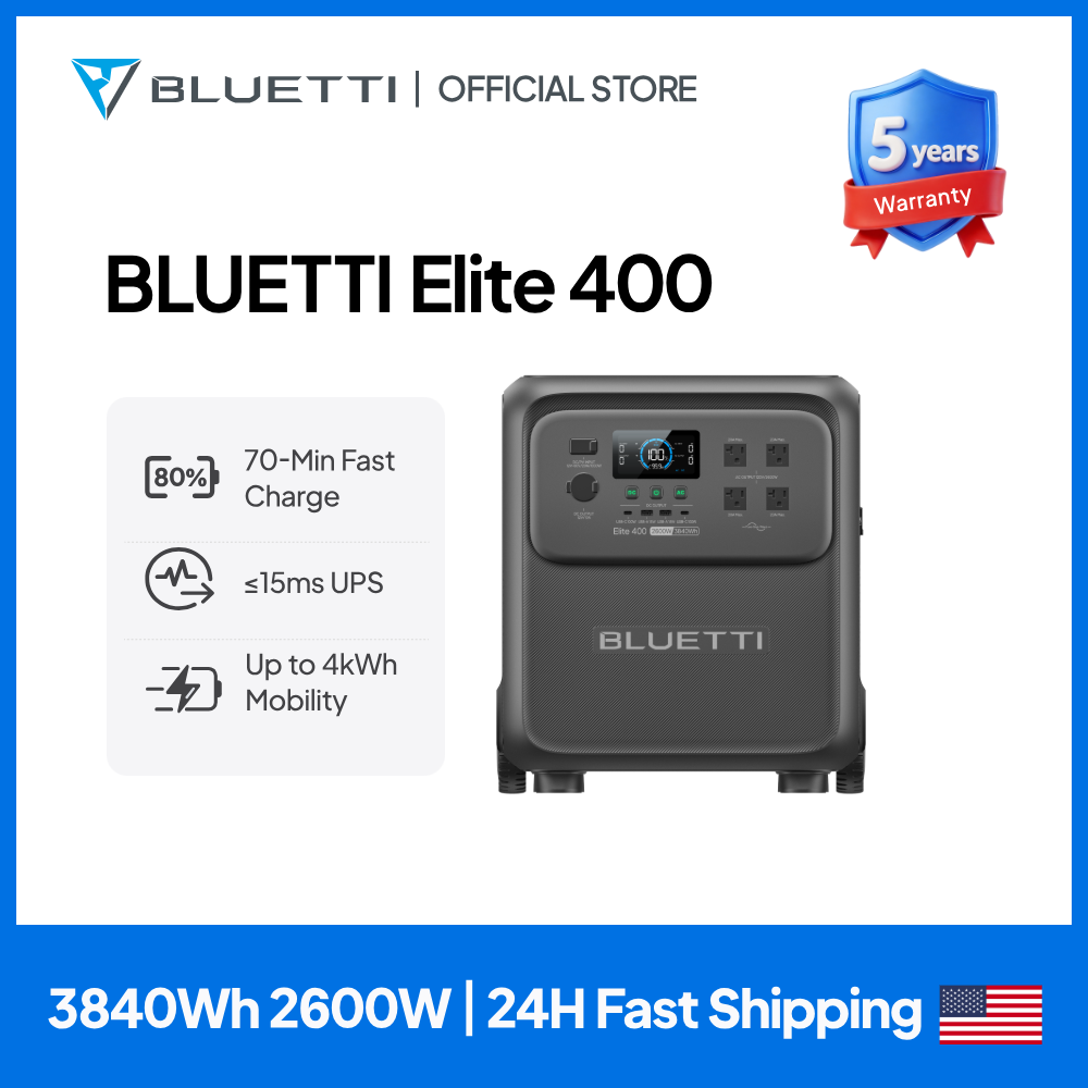 BLUETTI Elite 400 2600W 3840Wh – Solar Emergency Charger Bewertung und Preis