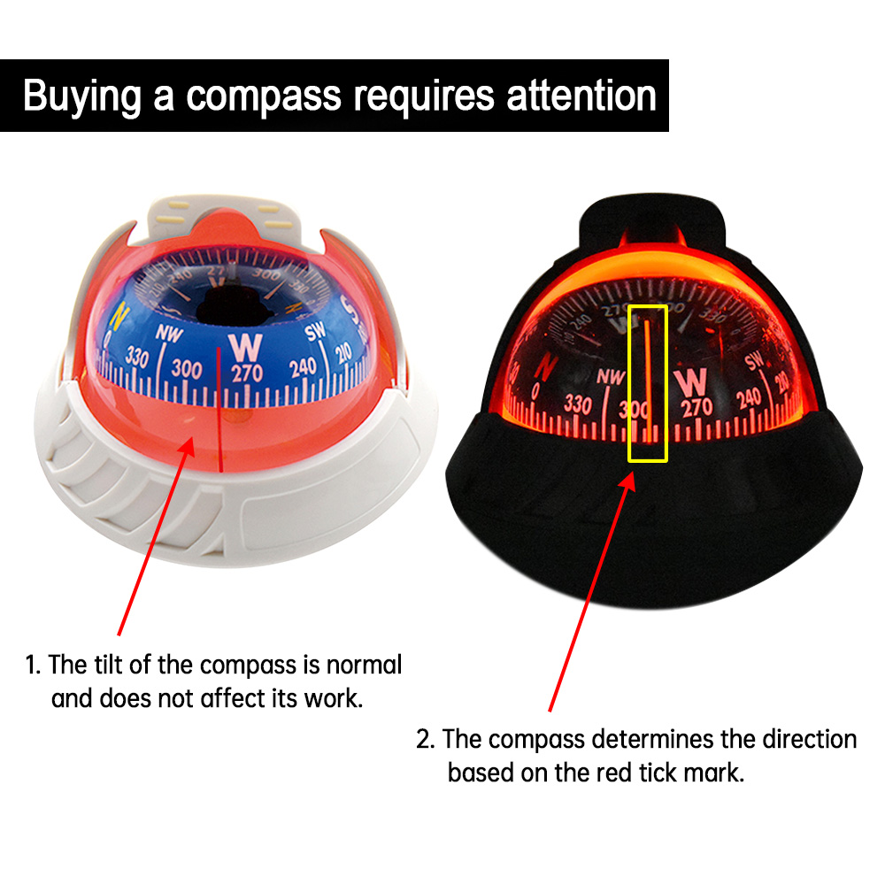 Auto-Navigationskompass, Mini- – Compass Lensatic Bewertung und Preis