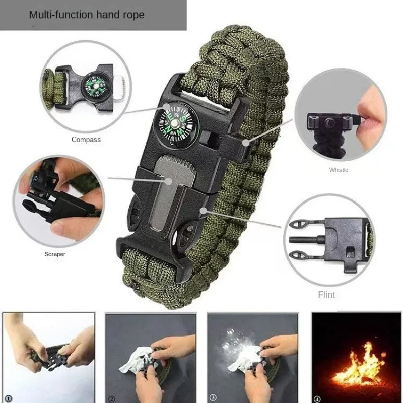 Fünf-in-eins-Kompass-Armband m – Fire Starting Kit Bewertung und Preis