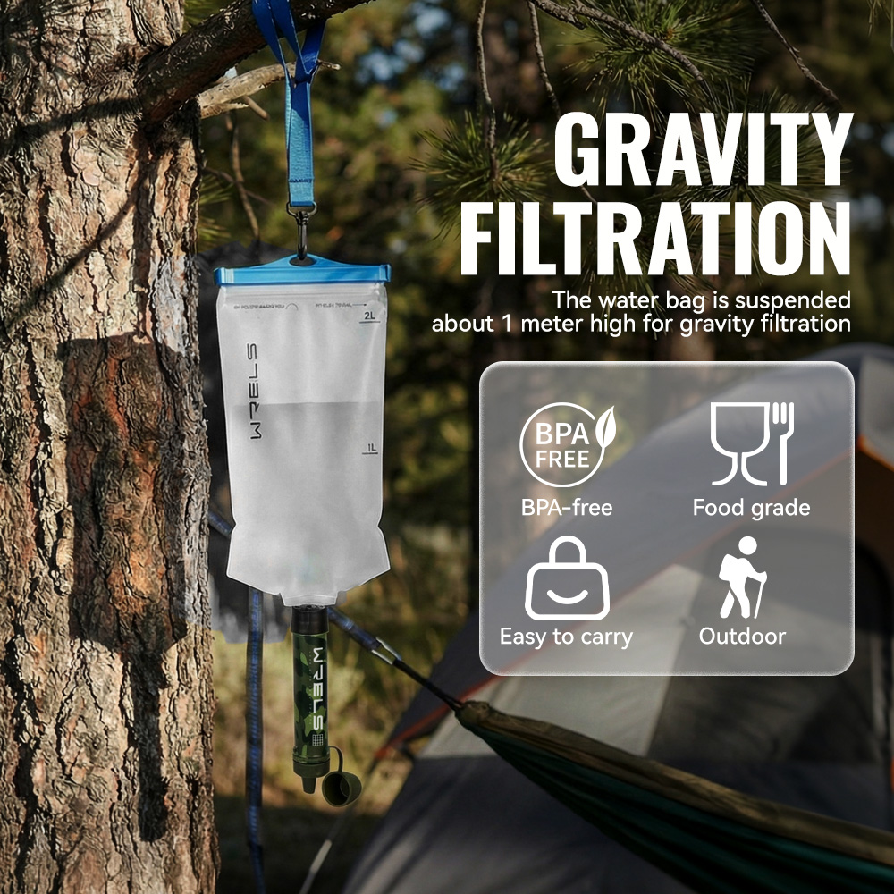 WRELS Tragbares Wasserfilterse – Water Purification Straw Bewertung und Preis