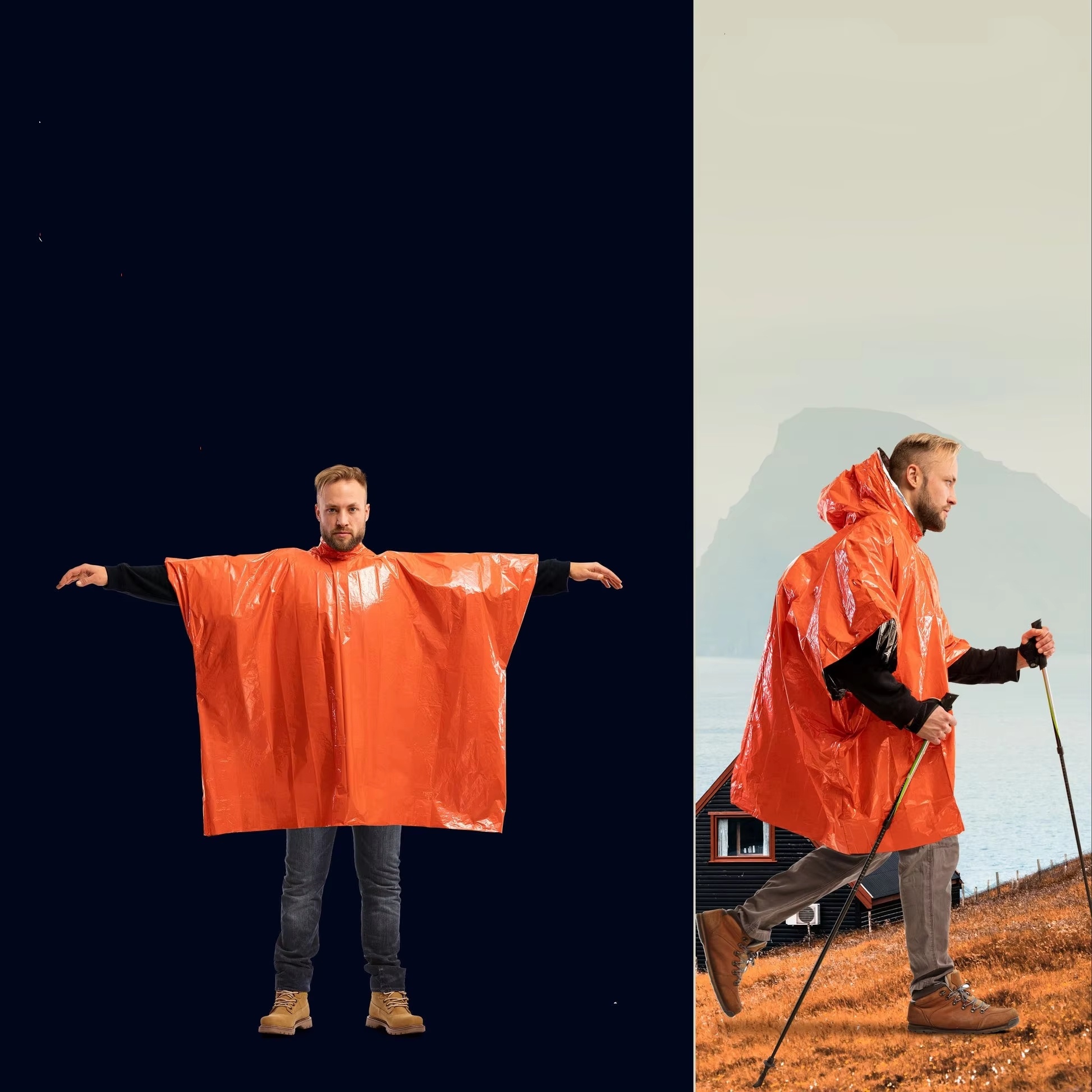 LIFE Poncho Notfall-Überlebens – Survival Blanket Reflective Bewertung und Preis