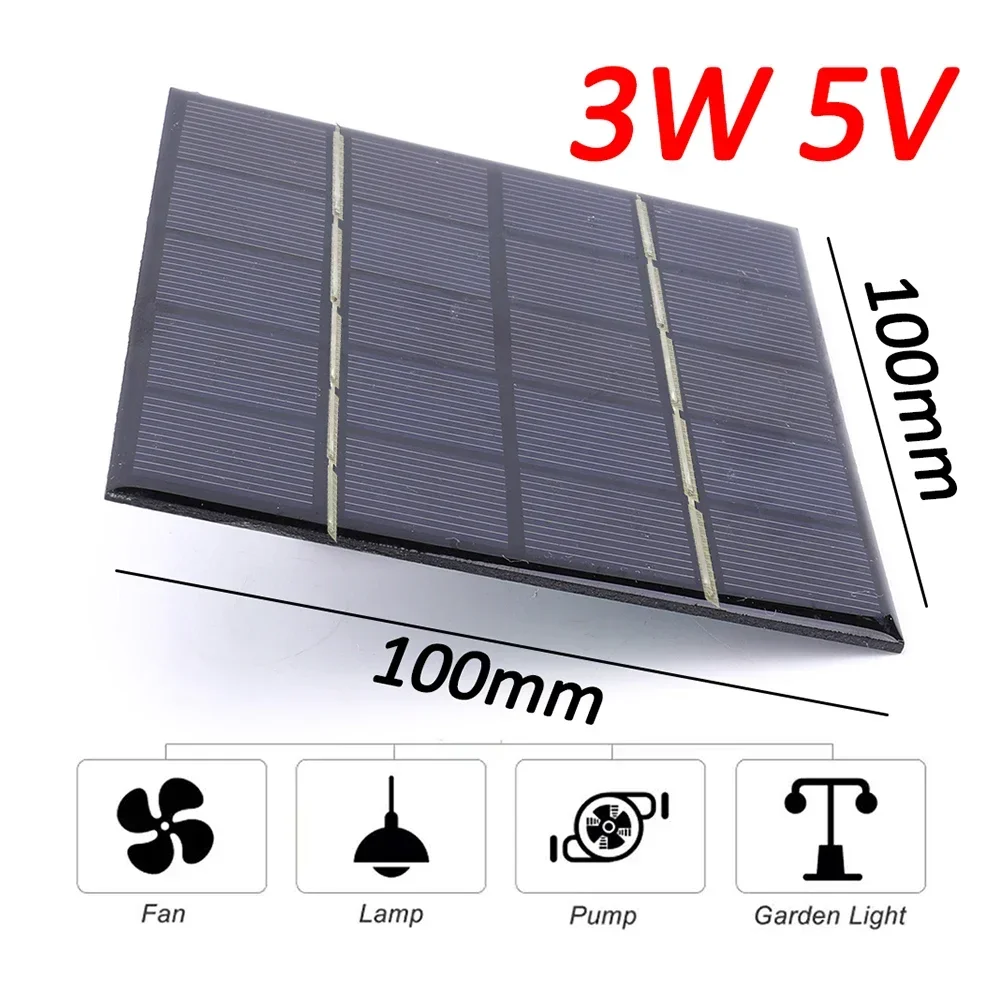 Solar Panel 3W 5V Solar Board  – Solar Emergency Charger Bewertung und Preis