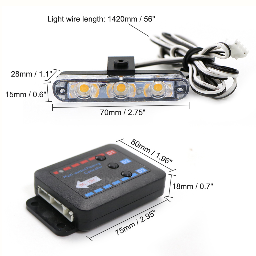 4x 3 LED Grill Auto LED Strobo – Sos Light Strobe Bewertung und Preis